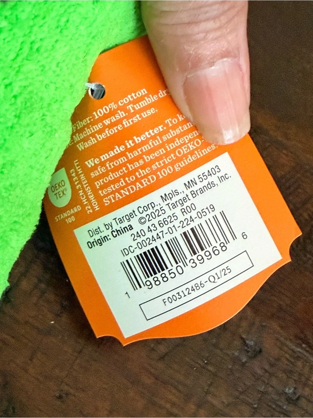 Hyde & Eek 2 Pk Green Pink Black Halloween Witch Cackling Kitchen Towels Hee Hee